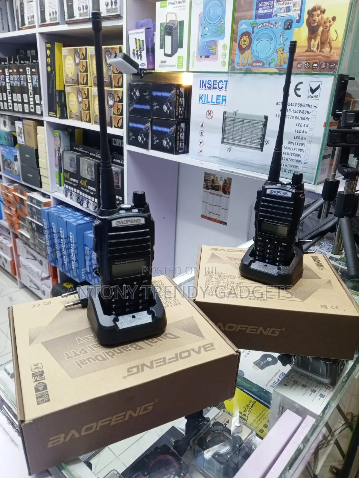 Baofeng Uv82 Walkie Talkie With Earphones Long Range Set