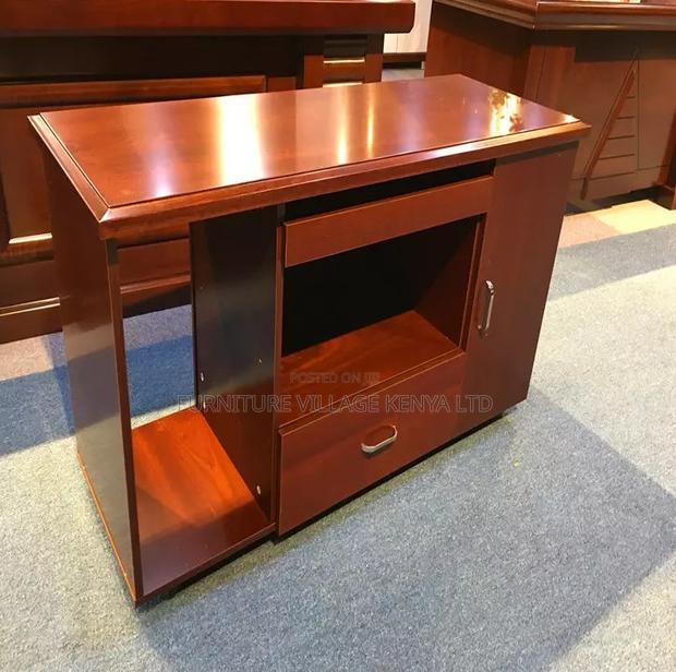 Office Desk;Brown Mahogany Executive Desk - thumbnail 3