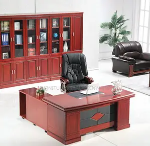 Office Desk;Brown Mahogany Executive Desk