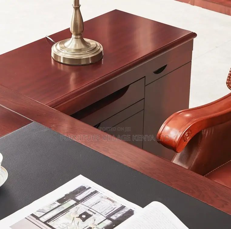 Office Desk;Brown Mahogany Executive Desk
