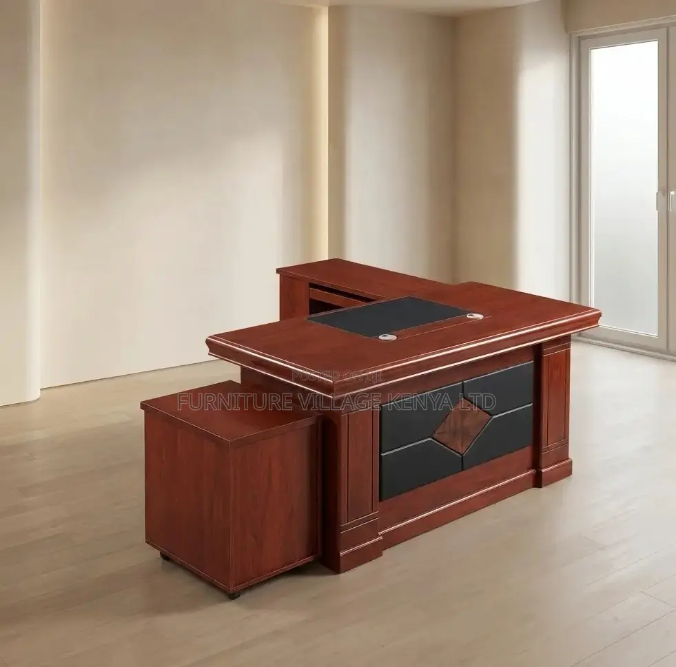 Office Desk;Brown Mahogany Executive Desk