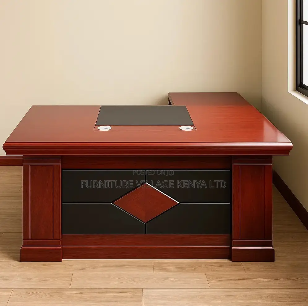 Office Desk;Brown Mahogany Executive Desk