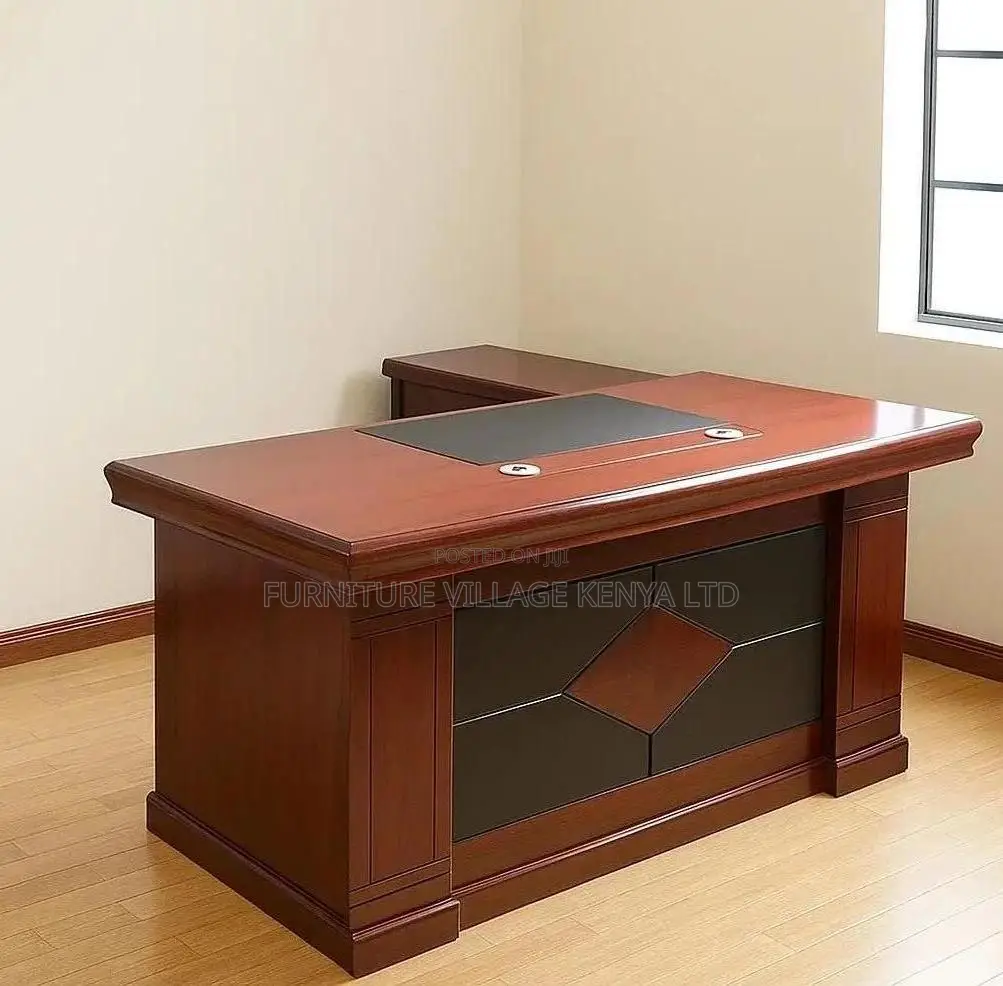 Office Desk;Brown Mahogany Executive Desk