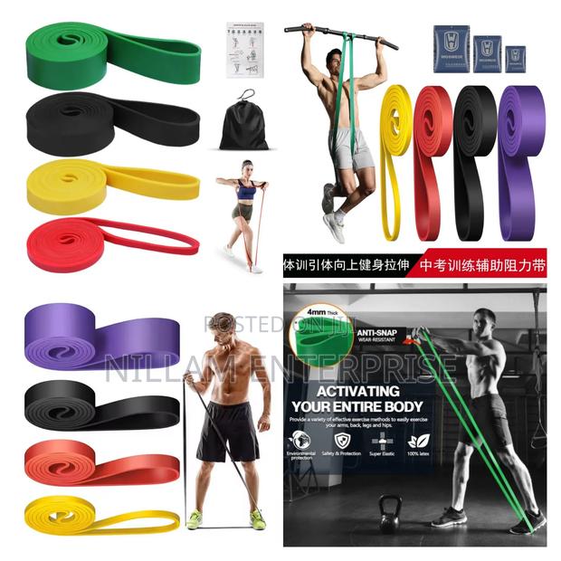 4pcs Resistance Loop, Latex Bands*