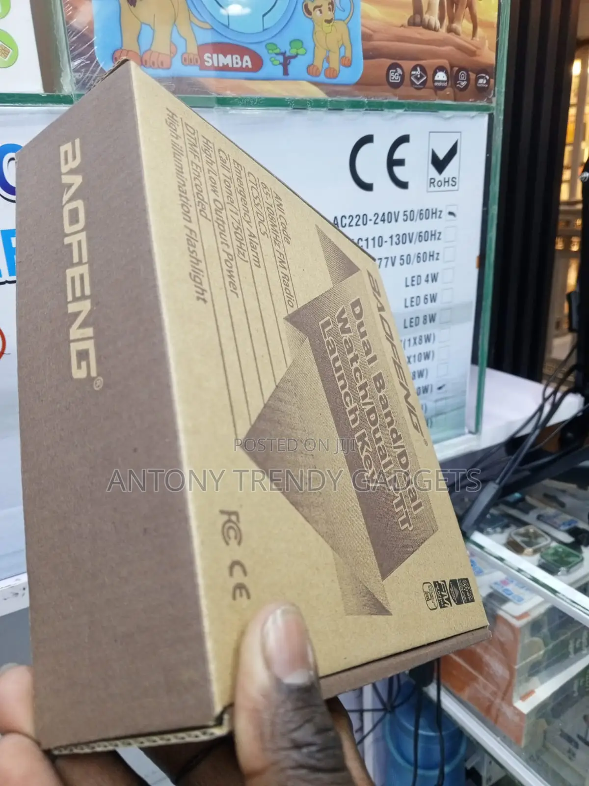 Baofeng Uv82 Walkie Talkie With Earphones Two Way Radio
