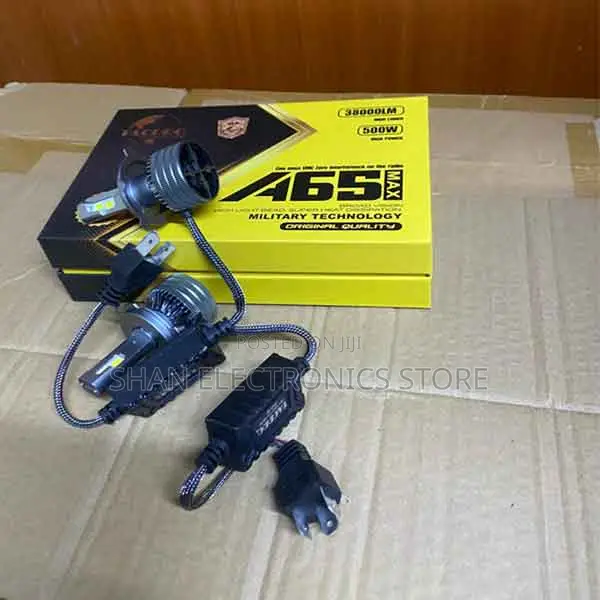 White CSP Chip Waterproof A65 500w 38000lm Xenon Headlight Bulb