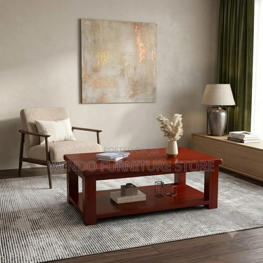 Coffee Table; Mahogany 1.2m Executive Front Office Coffee Table