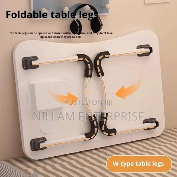 Breakfast Laptop Table/Work Table With Side Drawer* - thumbnail 3