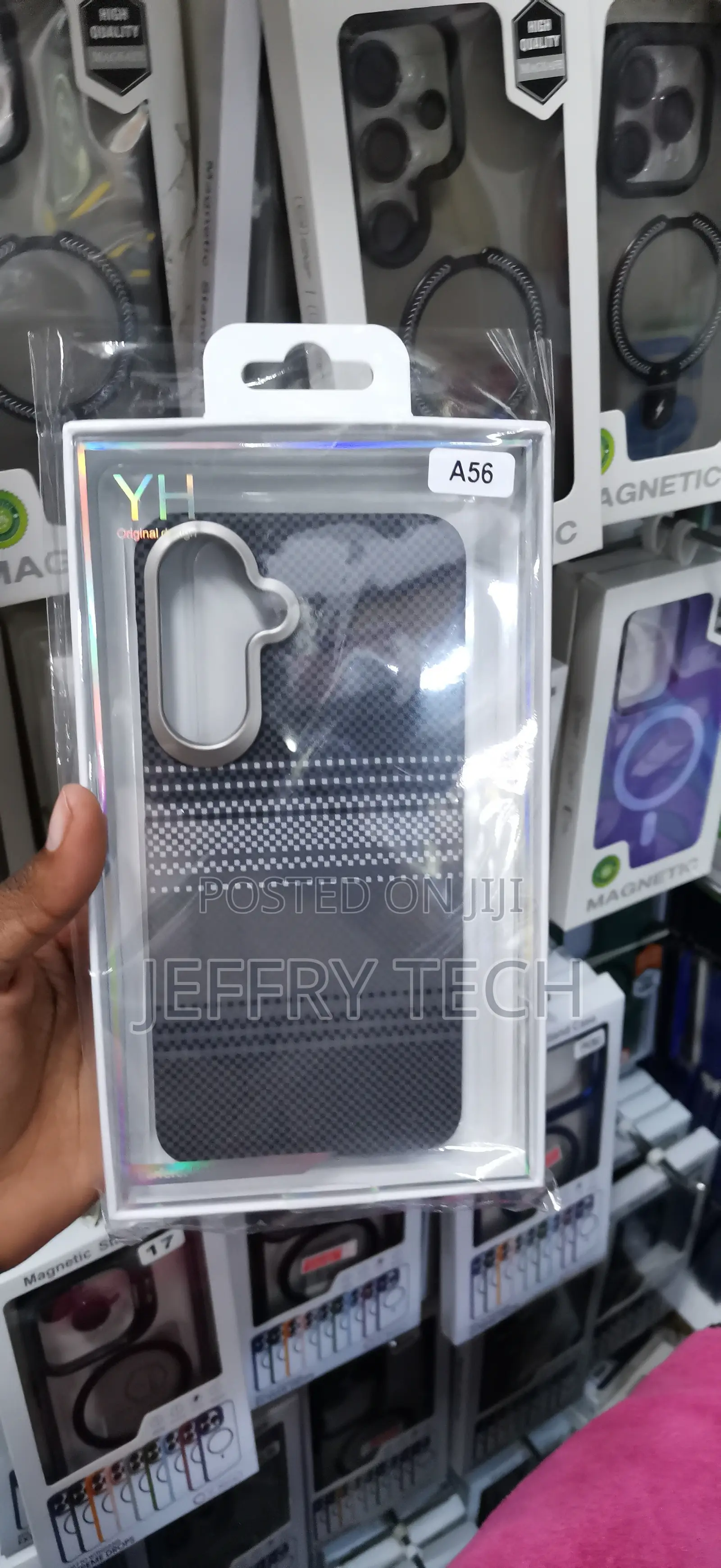 A56 5g Carbon Fiber Tribal Magsafe Phone Case