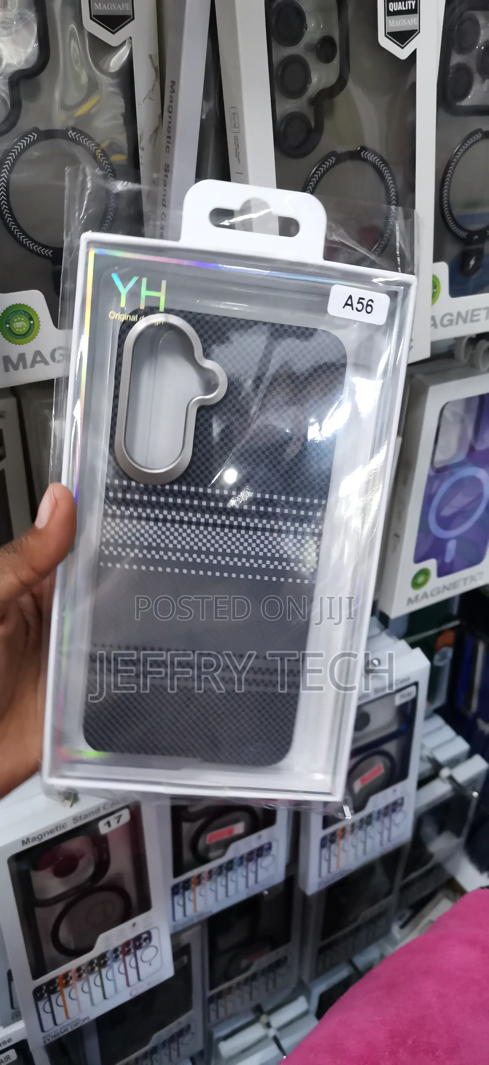 A56 5g Carbon Fiber Tribal Magsafe Phone Case