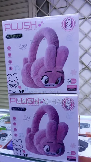Plush WBK Kids Wireless Headphones