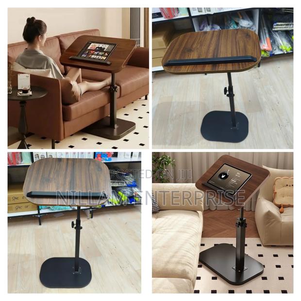 *Adjustable C - Shaped Side Stool/ Laptop Table*
