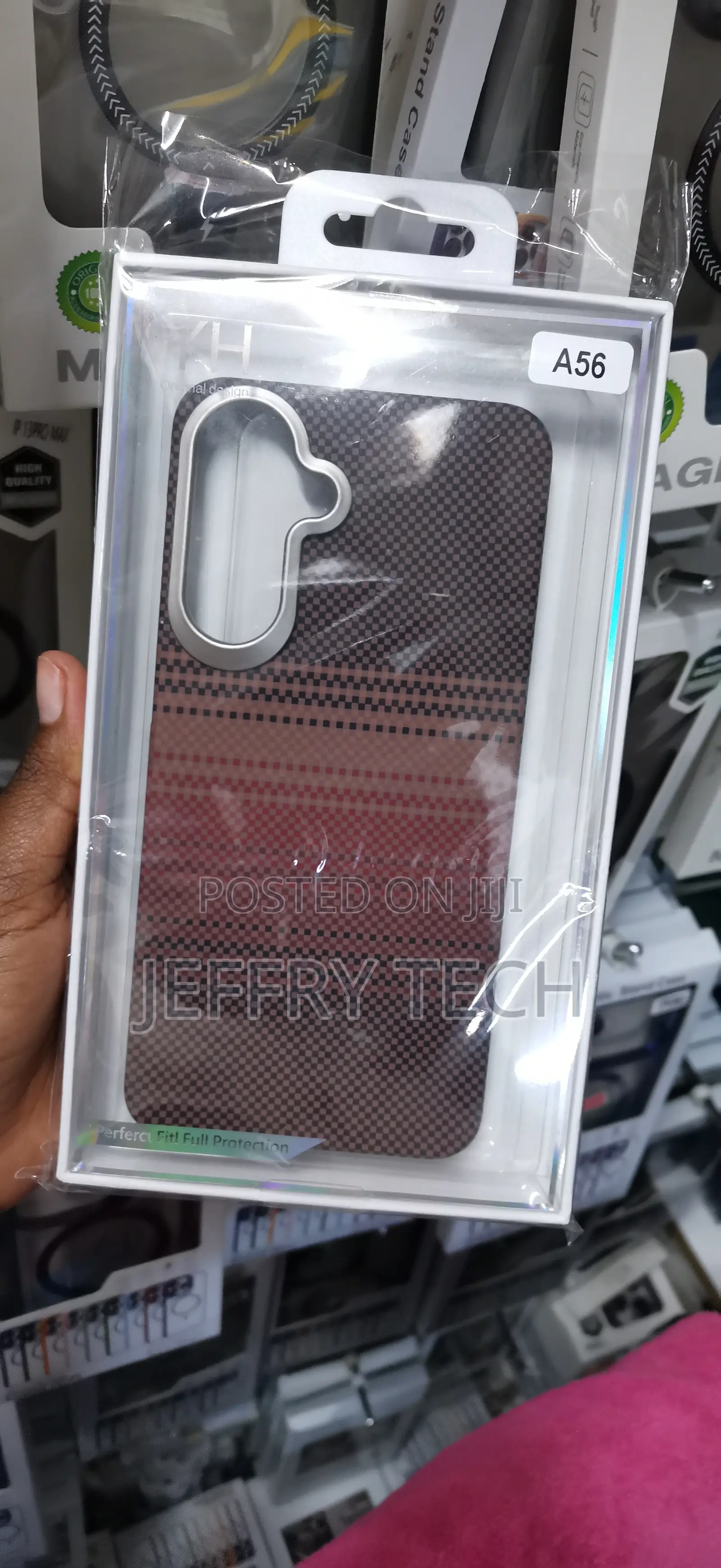 A56 Gradient Geometric-Patterned Phone Case