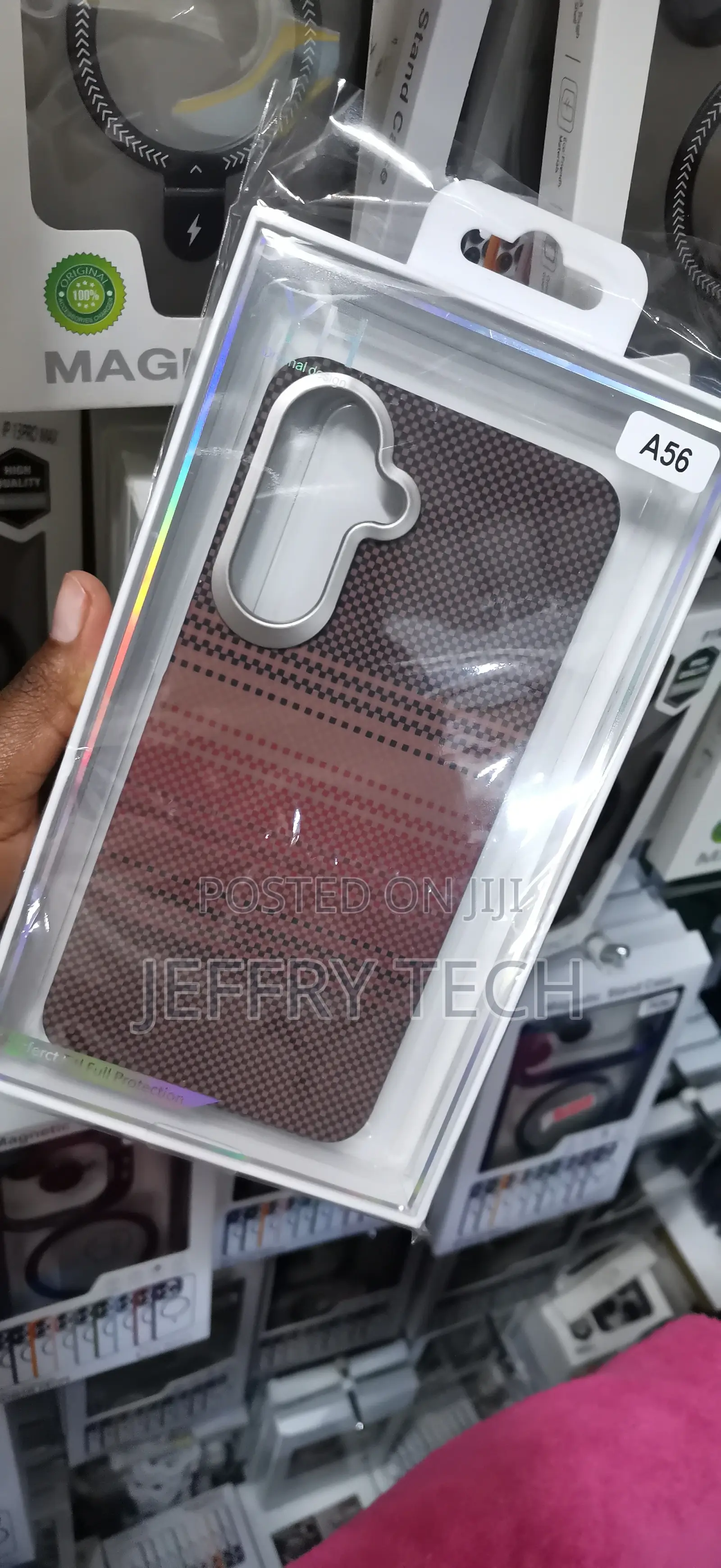 A56 Gradient Geometric-Patterned Phone Case