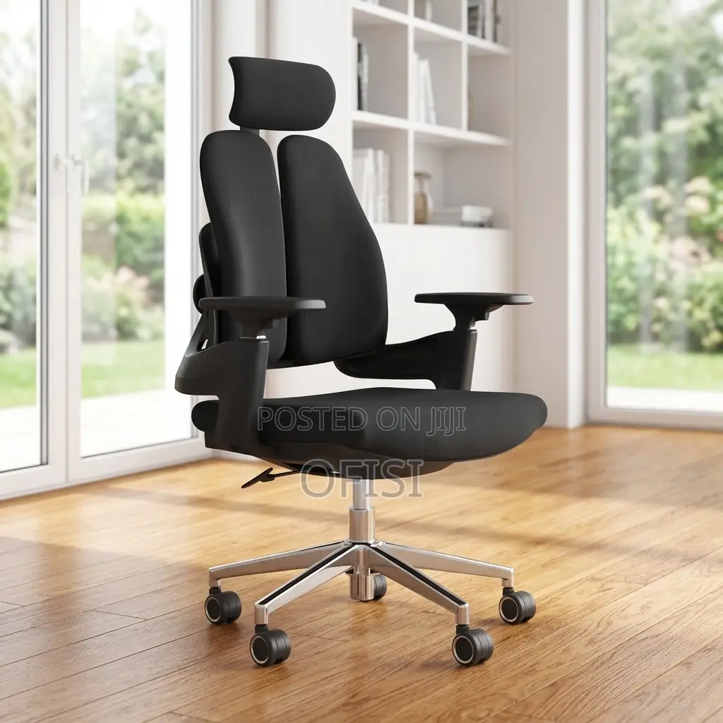Dual-Back Orthopedic Office Seat