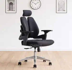Dual-Back Orthopedic Office Seat
