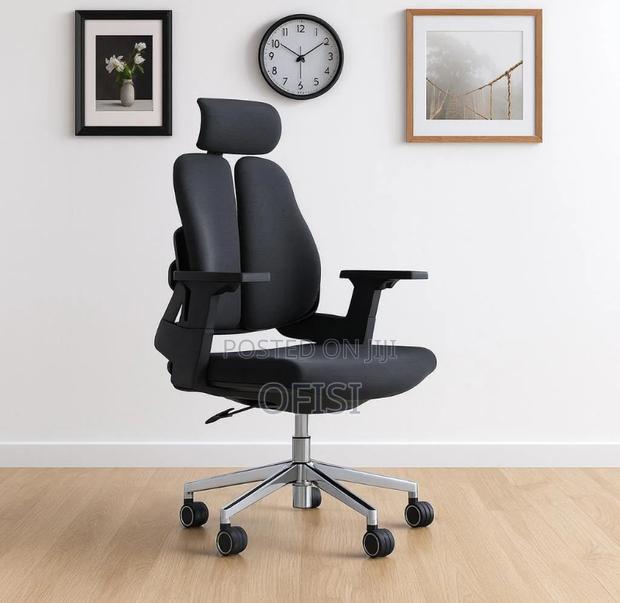 Dual-Back Orthopedic Office Seat - thumbnail 4