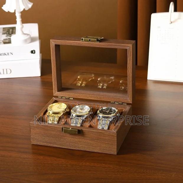*3 Slots Wooden Quality Watch Organizer/ Storage Box* - thumbnail 3