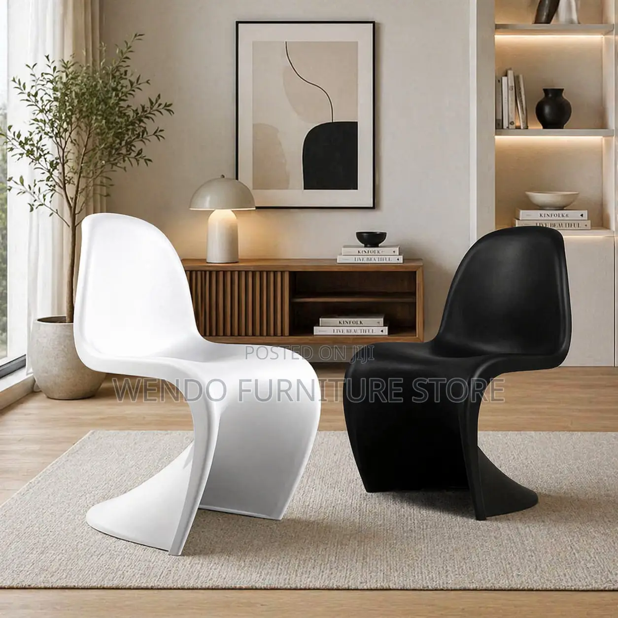 Dining Chairs; Plastic Pantone Dining Chairs