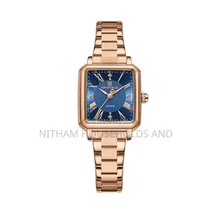 Naviforce Nf5065 Rose Gold Watch Women Blue