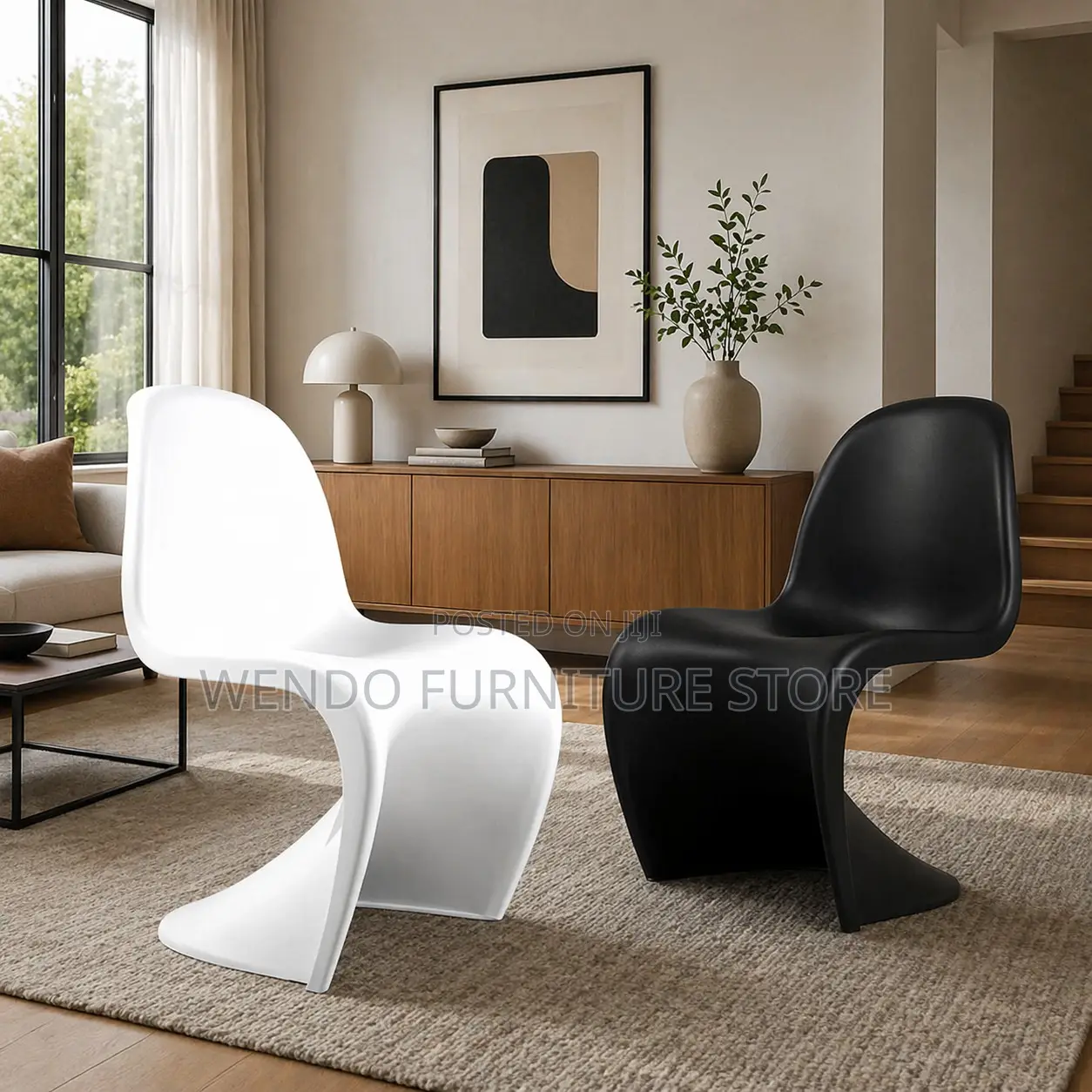 Dining Chairs; Plastic Pantone Dining Chairs
