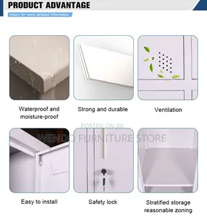 Office Cabinet; 15 Lockers Executive Filing Lock Cabinet