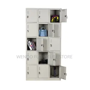 Office Cabinet; 15 Lockers Executive Filing Lock Cabinet