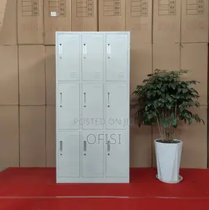 9-Locker Office Cabinet