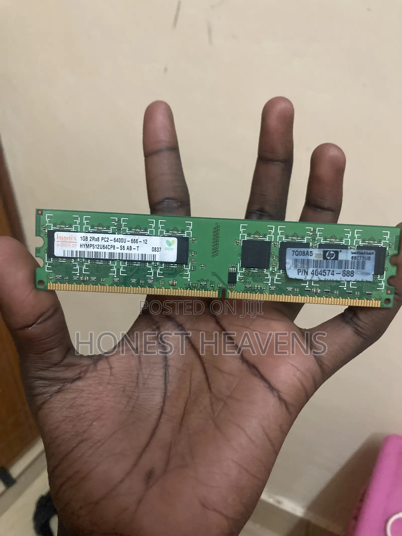 1gb Sk Hynix Ddr2 Desktop Ram Module (Pc2-6400u, 800mhz)