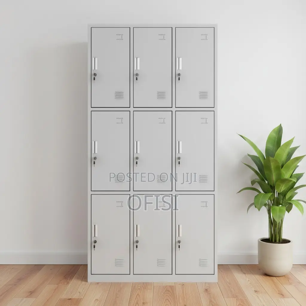 9-Locker Office Cabinet