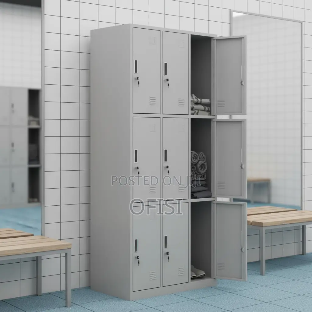 9-Locker Office Cabinet