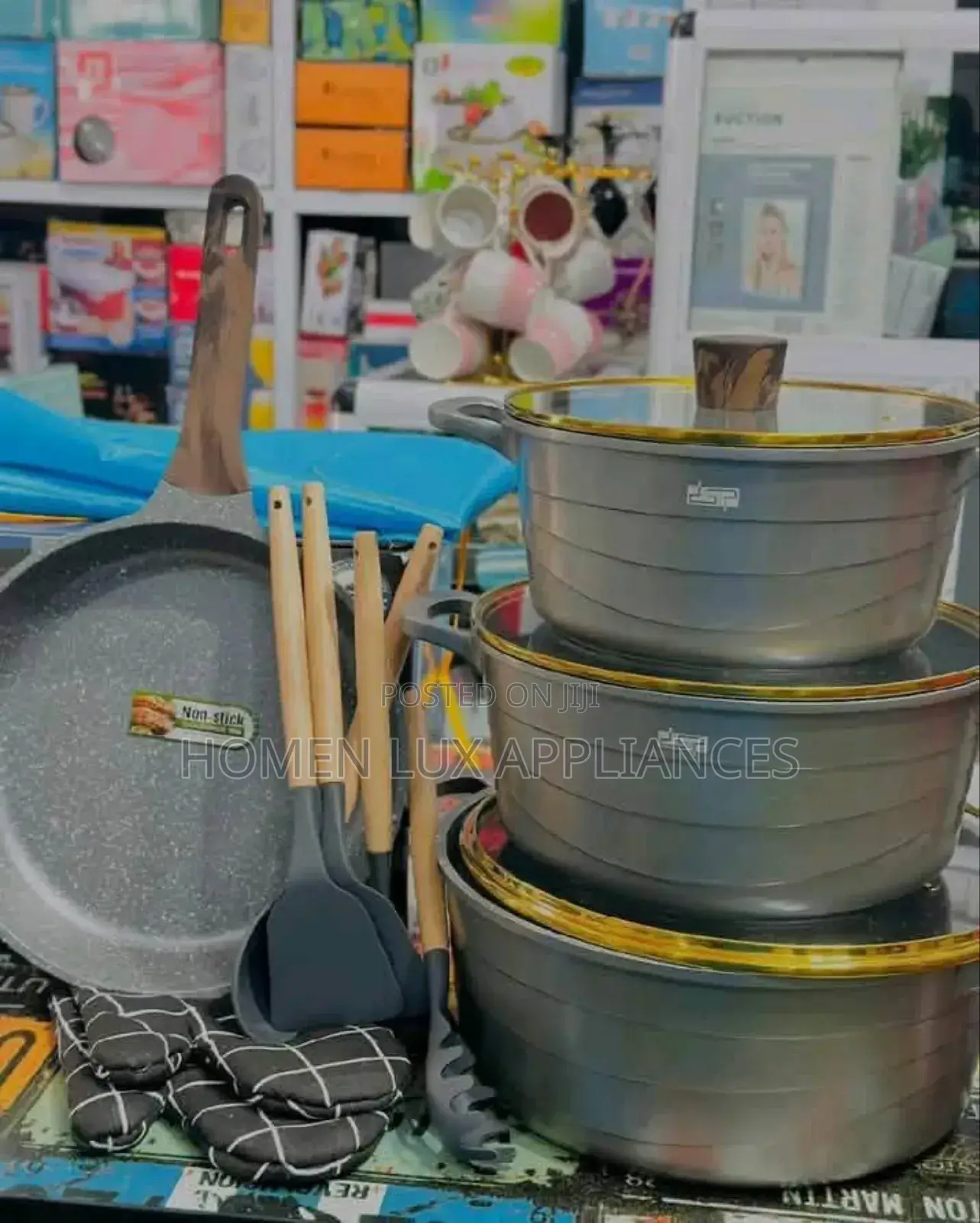 DSP Non Stick Granite Cookware Set