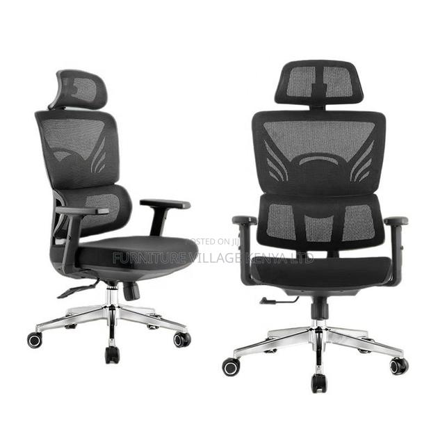 Black Mesh Lumbarcare Office Chair - thumbnail 2