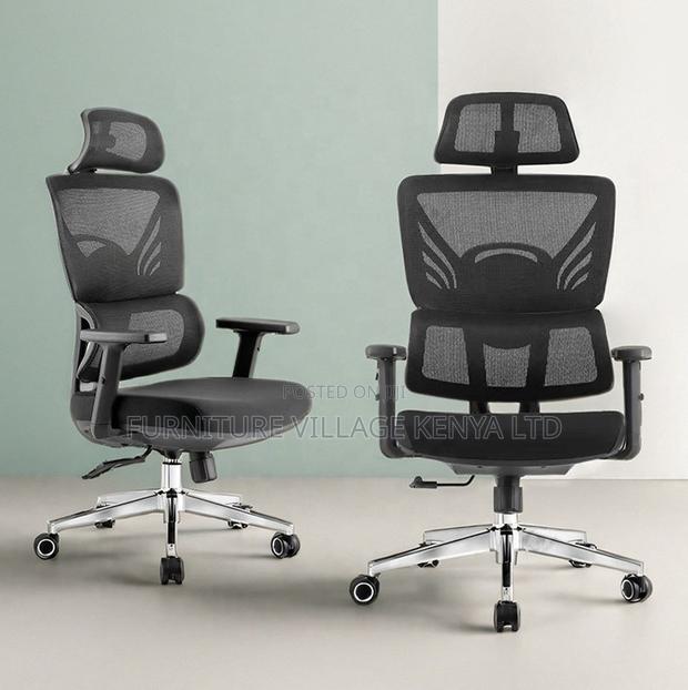 Black Mesh Lumbarcare Office Chair - thumbnail 5