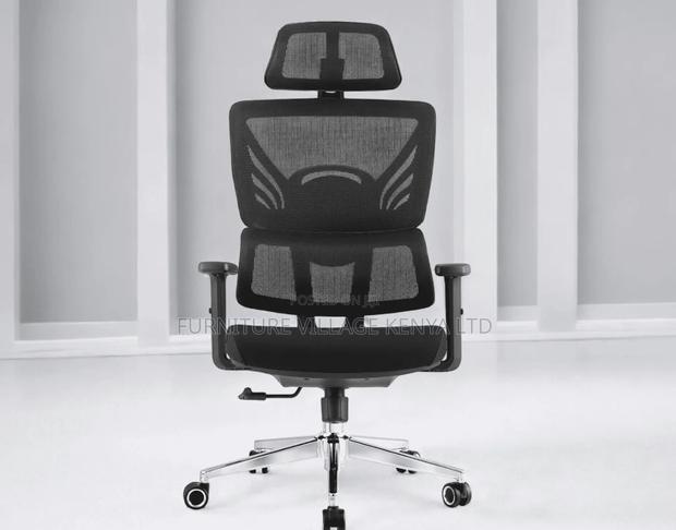 Black Mesh Lumbarcare Office Chair - thumbnail 7