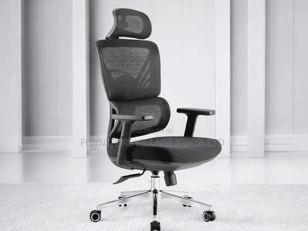 Black Mesh Lumbarcare Office Chair - thumbnail 10