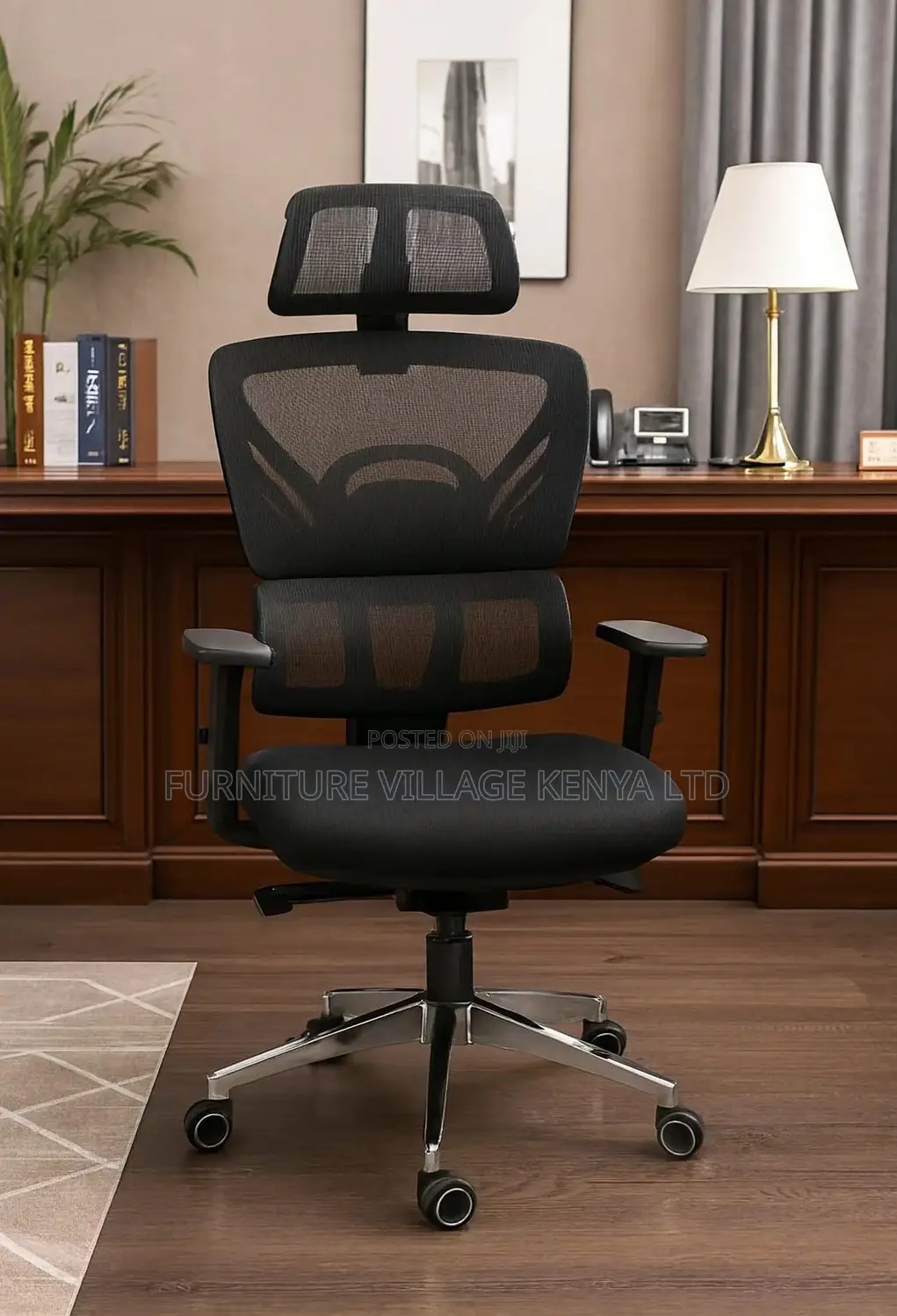 Black Mesh Lumbarcare Office Chair