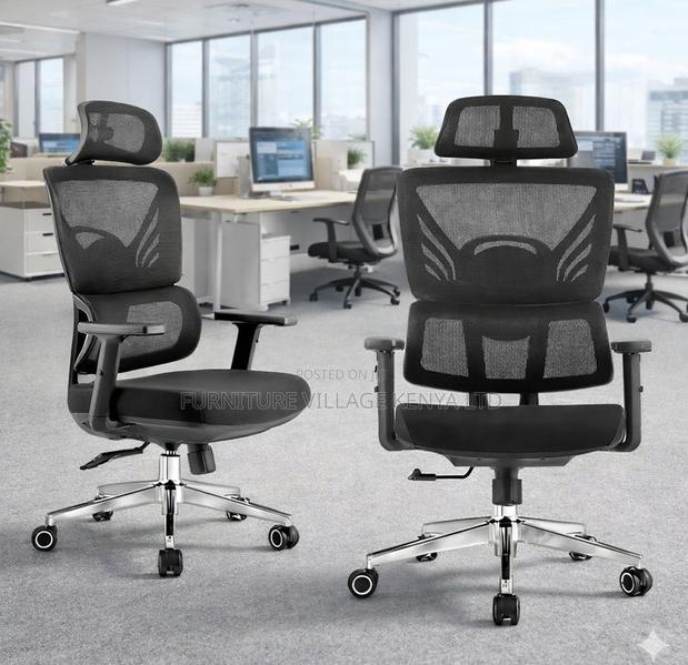 Black Mesh Lumbarcare Office Chair - thumbnail 12