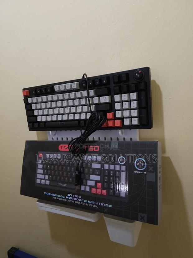 Backlit Mechanical Keyboards T50 With Knob - thumbnail 3