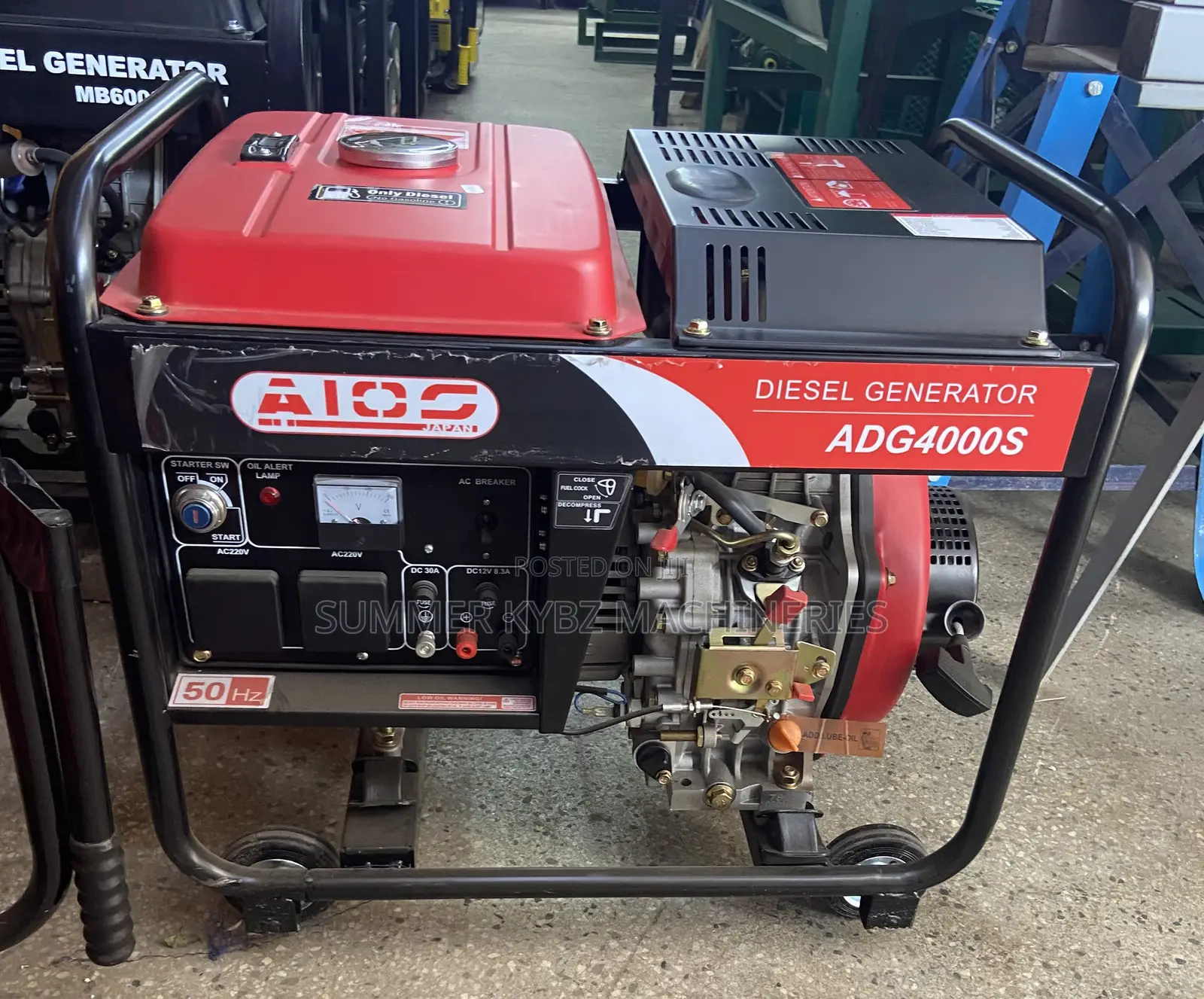 Aico Japan Adg4000s Diesel Generator 7.5 Kva