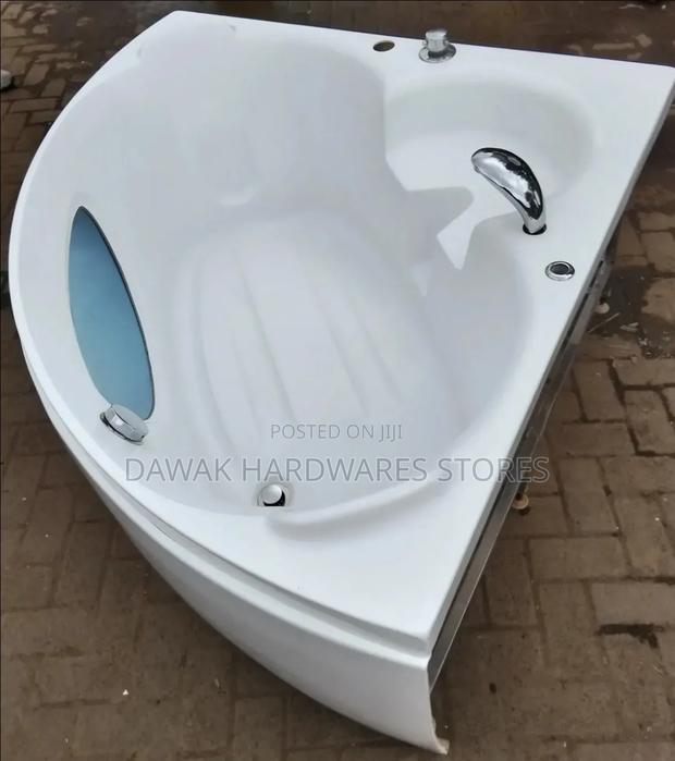 Modern Corner Bathtub - thumbnail 4