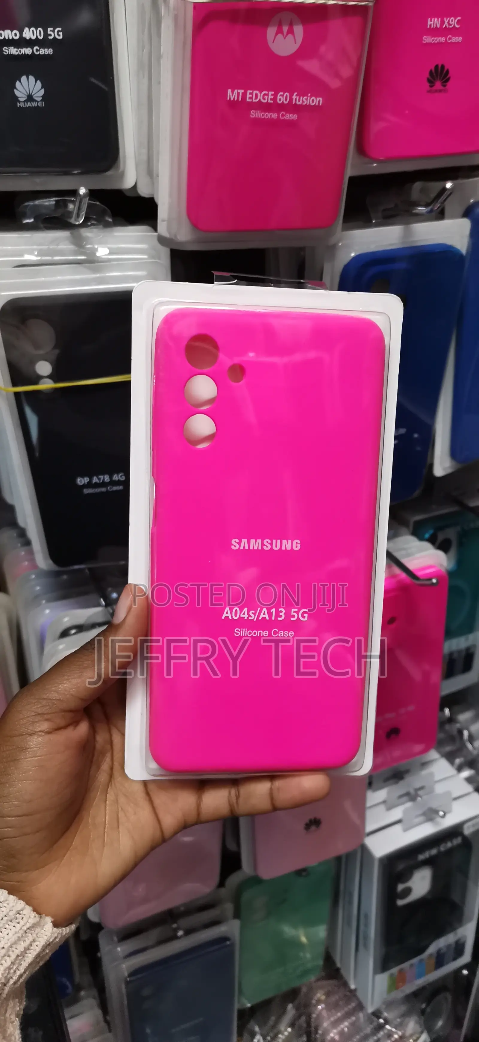 Samsung Galaxy A04s Bright Pink Silicone Phone Case