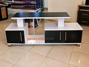 Istanbul Tv Stand Unit 4ft With Led Lighting Shelves