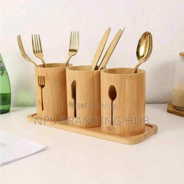 Bamboo Cutlery /Spoon Holder (Gra.T