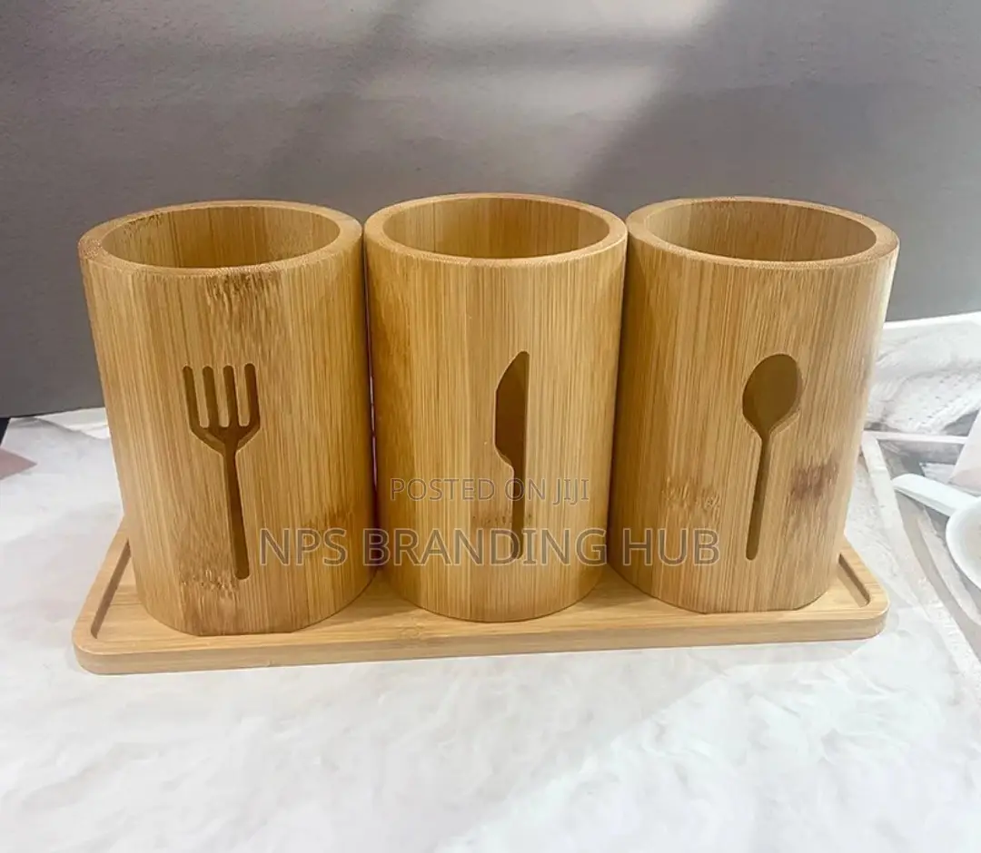 Bamboo Cutlery /Spoon Holder (Gra.T