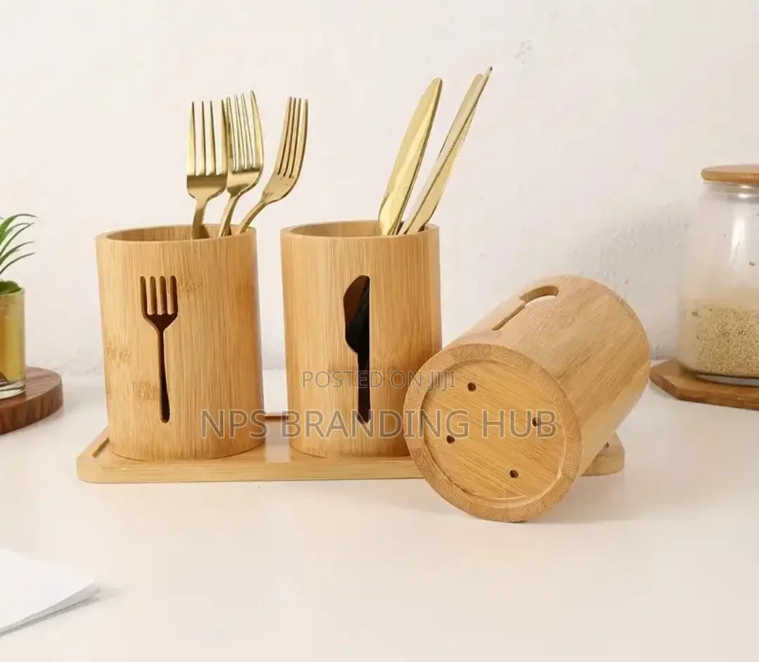 Bamboo Cutlery /Spoon Holder (Gra.T