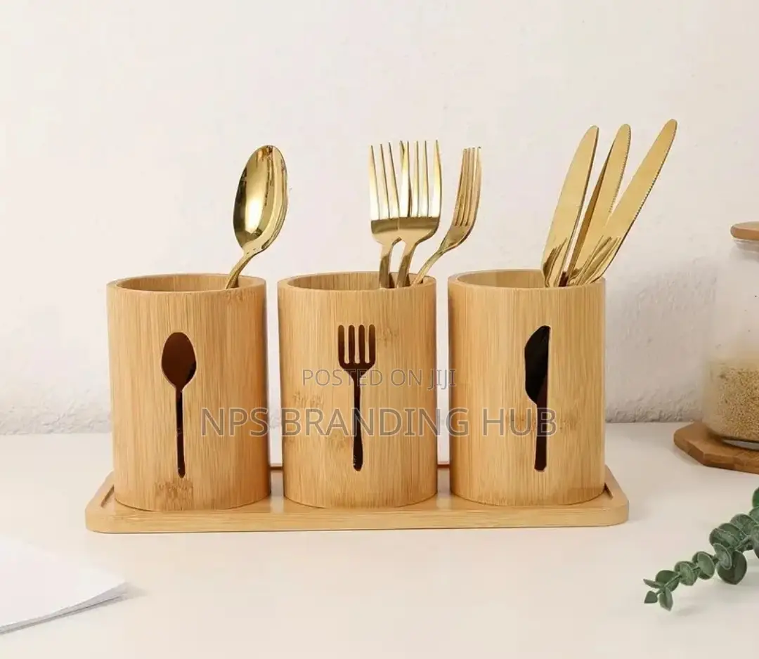 Bamboo Cutlery /Spoon Holder (Gra.T