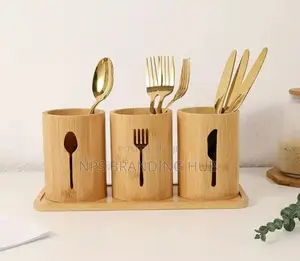 Bamboo Cutlery /Spoon Holder (Gra.T