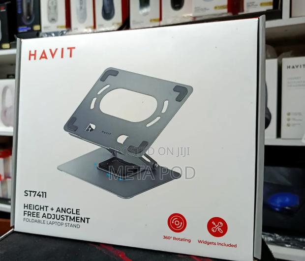 Havit St7411 360° Rotating, Foldable Laptop Stand - thumbnail 2