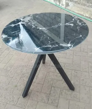 Round Marble Top Cocktail Table